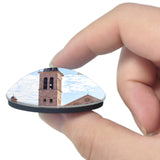 Italy Cathedral Spoleto 3D Fridge Magnet Crystal Glass