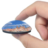 Italy Cefalu Sicily 3D Fridge Magnet Crystal Glass
