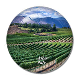 Italy Ceretto Winery Alba 3D Fridge Magnet Crystal Glass