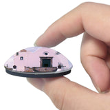 Italy Chiesa del Soccorso Forio 3D Fridge Magnet Crystal Glass