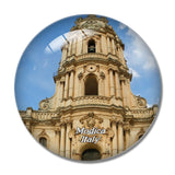 Italy Church of San Giorgio Modica Sicily 3D Fridge Magnet Crystal Glass