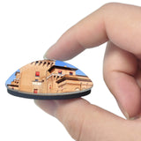 Italy Estense Castle Ferrara 3D Fridge Magnet Crystal Glass