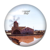 Italy Garibaldi Trapani Sicily 3D Fridge Magnet Crystal Glass