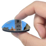 Italy Giotto's Bell Tower Square Florence 3D Fridge Magnet Crystal Glass