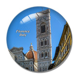 Italy Giotto's Bell Tower Square Florence 3D Fridge Magnet Crystal Glass