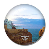 Italy Historic Center of Polignano a Mare 3D Fridge Magnet Crystal Glass