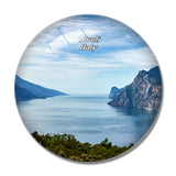 Italy Lake Garda Tivoli 3D Fridge Magnet Crystal Glass