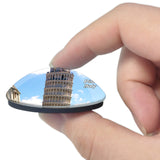Italy Leaning Tower of Pisa 3D Fridge Magnet Crystal Glass