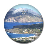 Italy Lipari 3D Fridge Magnet Crystal Glass
