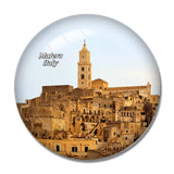Italy Matera 3D Fridge Magnet Crystal Glass