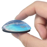 Italy Mondello Palermo Sicily 3D Fridge Magnet Crystal Glass