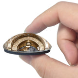 Italy Monreale Cathedral Sicily 3D Fridge Magnet Crystal Glass