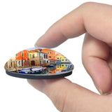 Italy Murano Venice 3D Fridge Magnet Crystal Glass