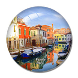 Italy Murano Venice 3D Fridge Magnet Crystal Glass