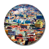 Italy Naples 3D Fridge Magnet Crystal Glass