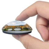Italy Old Bridge Florence 3D Fridge Magnet Crystal Glass