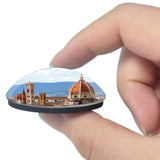 Italy Old Town Florence 3D Fridge Magnet Crystal Glass