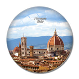 Italy Old Town Florence 3D Fridge Magnet Crystal Glass
