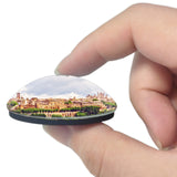 Italy Orvieto 3D Fridge Magnet Crystal Glass
