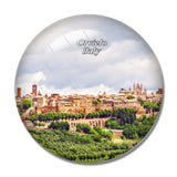 Italy Orvieto 3D Fridge Magnet Crystal Glass