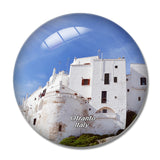 Italy Otranto 3D Fridge Magnet Crystal Glass