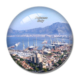 Italy Palermo Sicily 3D Fridge Magnet Crystal Glass