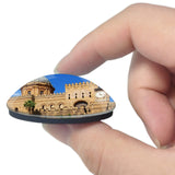 Italy Palermo Sicily 3D Fridge Magnet Crystal Glass