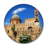 Italy Palermo Sicily 3D Fridge Magnet Crystal Glass