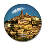 Italy Perugia 3D Fridge Magnet Crystal Glass