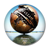 Italy Pesaro 3D Fridge Magnet Crystal Glass