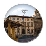 Italy Piazza Grande Arezzo 3D Fridge Magnet Crystal Glass
