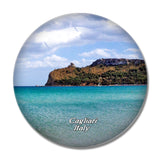 Italy Poetto Cagliari 3D Fridge Magnet Crystal Glass