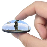 Italy Pompeii 3D Fridge Magnet Crystal Glass