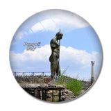 Italy Pompeii 3D Fridge Magnet Crystal Glass