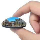 Italy Roman Forum Rome 3D Fridge Magnet Crystal Glass