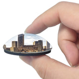 Italy San Gimignano 3D Fridge Magnet Crystal Glass