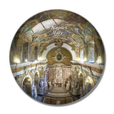 Italy Sansevero Cathedral Naples 3D Fridge Magnet Crystal Glass