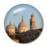 Italy Sant'Antonio Cathedral Padova 3D Fridge Magnet Crystal Glass