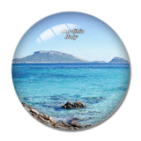 Italy Sardinia 3D Fridge Magnet Crystal Glass