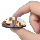 Italy Scaligero Castle Sirmione 3D Fridge Magnet Crystal Glass