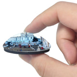 Italy Spanish Steps 3D Fridge Magnet Crystal Glass