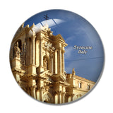 Italy Syracuse Cathedral Sicily 3D Fridge Magnet Crystal Glass