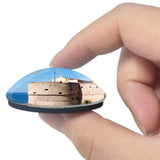 Italy Taranto 3D Fridge Magnet Crystal Glass