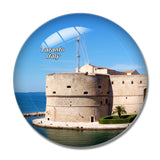 Italy Taranto 3D Fridge Magnet Crystal Glass