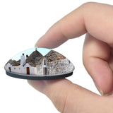 Italy The Trulli of Alberobello 3D Fridge Magnet Crystal Glass