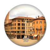 Italy Udine 3D Fridge Magnet Crystal Glass