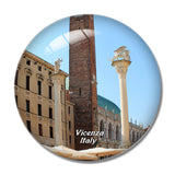 Italy Vicenza 3D Fridge Magnet Crystal Glass
