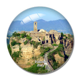 Italy Viterbo 3D Fridge Magnet Crystal Glass