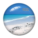 Jambiani Beach Zanzibar Tanzania 3D Fridge Magnet Crystal Glass