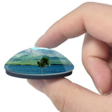 Japan Kagoshima 3D Fridge Magnet Crystal Glass